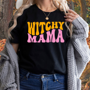 Camiseta Cute Witchy Mama Mamá Bruja Halloween