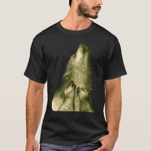 Camiseta Cute Wolf Wildlife Wolves Animal Wildcat Rainbow P