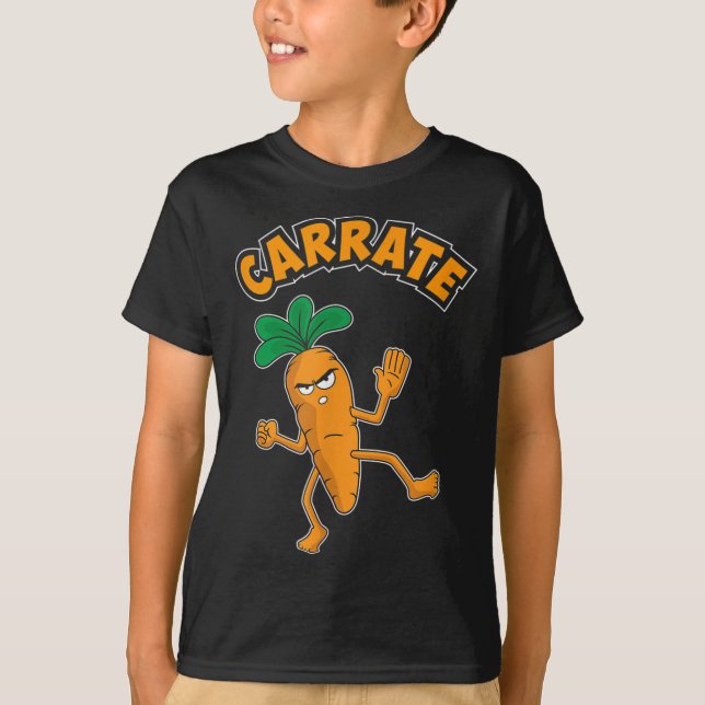 Camiseta Cute y divertida Carrate Karate Entrenamiento Carr (Anverso)