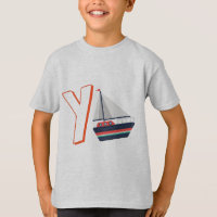 Cute Y para yate - Niños Inglés Alfabeto ABCD