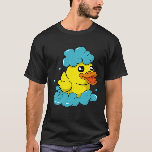 Camiseta Cute Yellow Bath Duck  Soap Maker Bath Foam (Anverso)