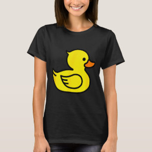 Camiseta Cute Yellow Duck Cartoon Novelty Graphic Tees &