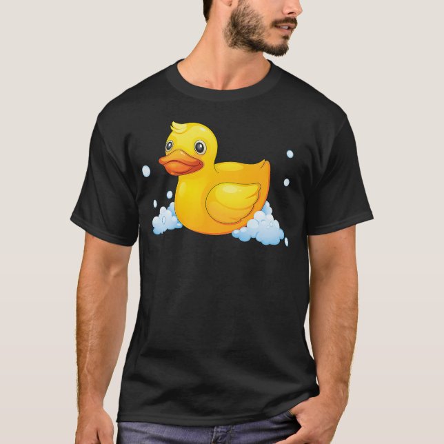 Camiseta Cute Yellow Rubber Ducky - Duck tshirt Duckie shir (Anverso)