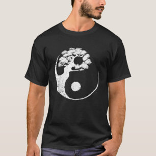 Camiseta Cute Yin Yang Diseño Hombres Budistas Mujeres Bons