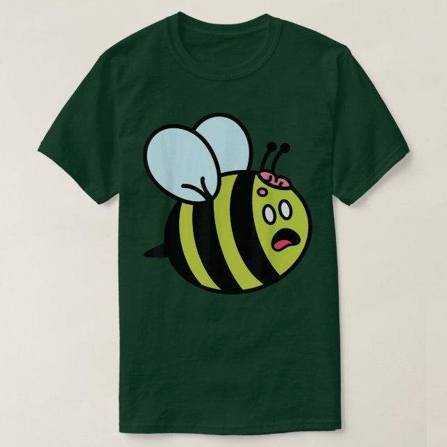 Camiseta Cute Zombie Bee Zombee Halloween Graphic Funny Sar (Diseño del anverso)