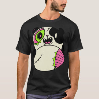 Camiseta Cute Zombie Panda Divertidos Animales de Halloween