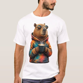 Camiseta Cutea sudadera con capibara de dibujos animados ca