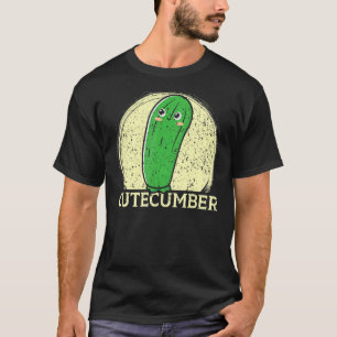 Camiseta Cutecumber Cucumber Vegetable Planta Vegetariano V