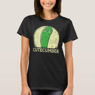 Camiseta Cutecumber Cucumber Vegetable Planta Vegetariano V