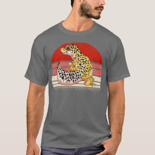 Camiseta CuteLeopard Gecko Retro Lizard Vintage