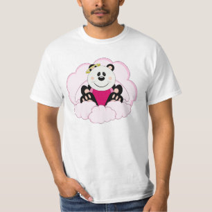 Camiseta Cutelyn Baby Girl Angel Panda Bear Sobre Las Nubes