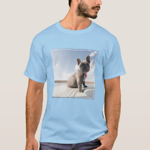 Camiseta Cutest Baby Animals   French Bulldog Boating