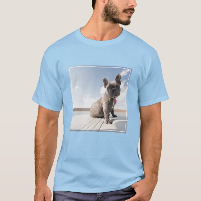 Camiseta Cutest Baby Animals | French Bulldog Boating (Anverso)