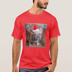 Camiseta Cutest Baby Animals   French Bulldog Christmas