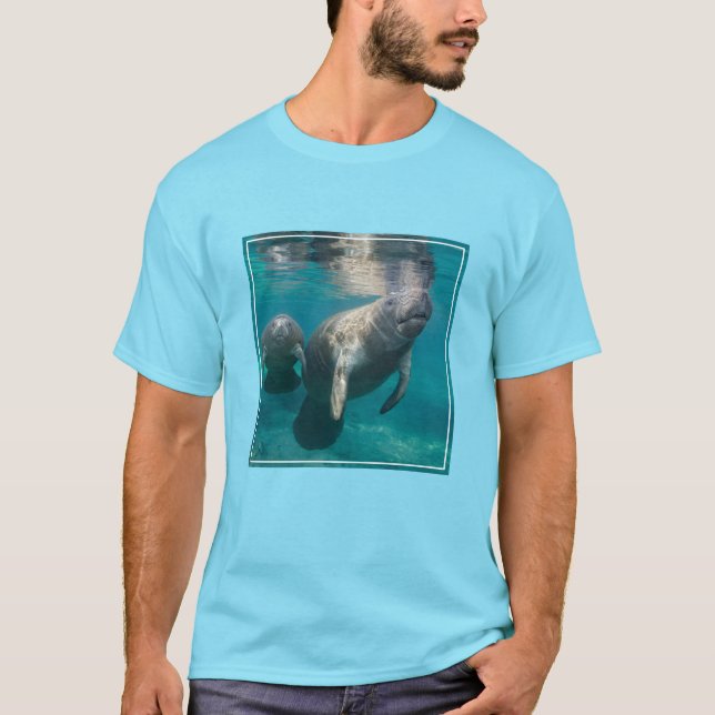 Camiseta Cutest Baby Animals | Manatee & Baby (Anverso)