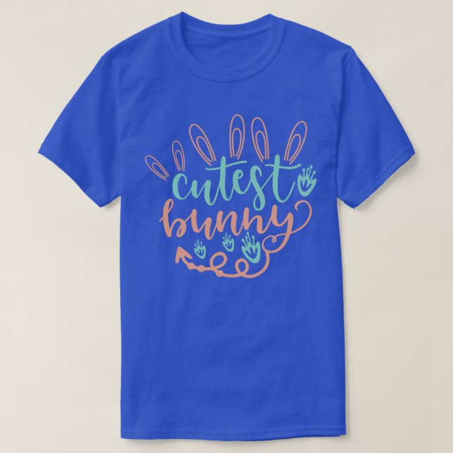 Camiseta Cutest Bunny Easter (Diseño del anverso)