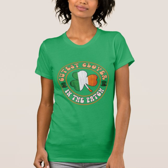 Camiseta Cutest Clover In the Patch (Anverso)
