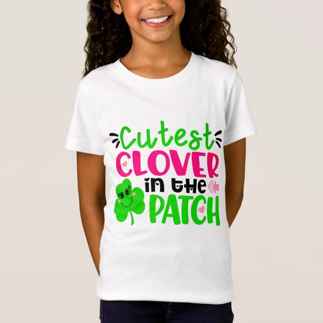 Camiseta Cutest Clover In the Patch | San Patricio (Anverso)