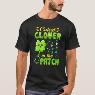 Camiseta Cutest Clover In The Patch St Patrick's Day Shamro