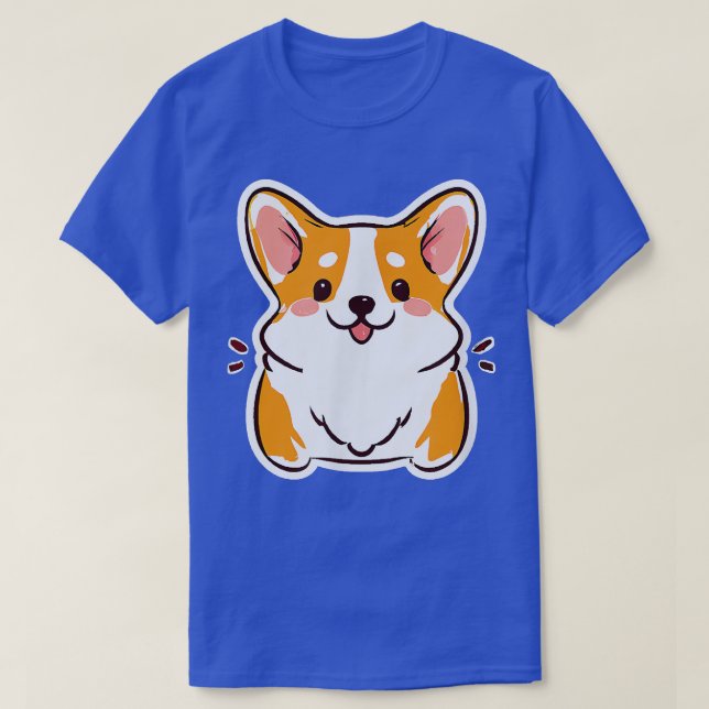 Camiseta Cutest Corgi Dog Lover Puppy Retro (Diseño del anverso)