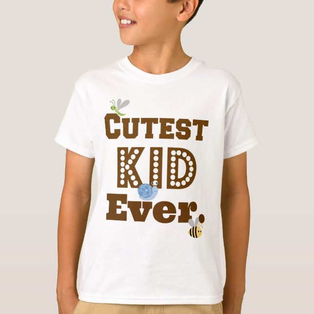 Camiseta Cutest Kid (Anverso)