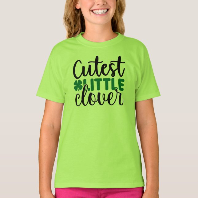 Camiseta Cutest Little Clover Charm-60277 (Anverso)