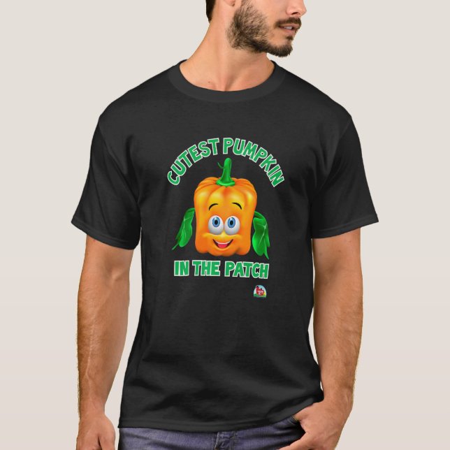 Camiseta Cutest Pumpkin in the Patch  Spookley the Square P (Anverso)