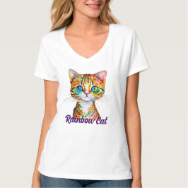 Camiseta Cutest siempre Colorous Tabby Kitty