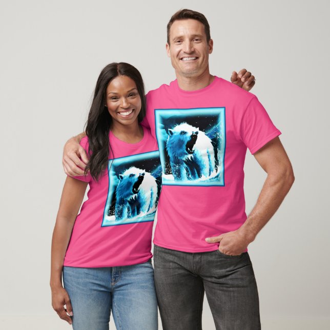 Camiseta Cutícula "Oso Polar Enojado". ¡Hazte con una en Za (Unisexo)