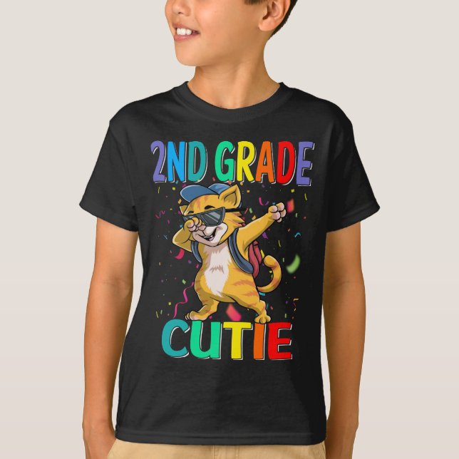 Camiseta Cutie Cat de 2º Grado (Anverso)
