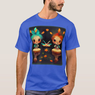 Camiseta Cutie Chibi Faeries Kawaii Fairies Fae Amigos De