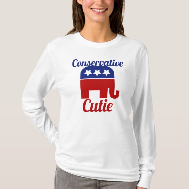 Camiseta Cutie conservadora (Anverso)