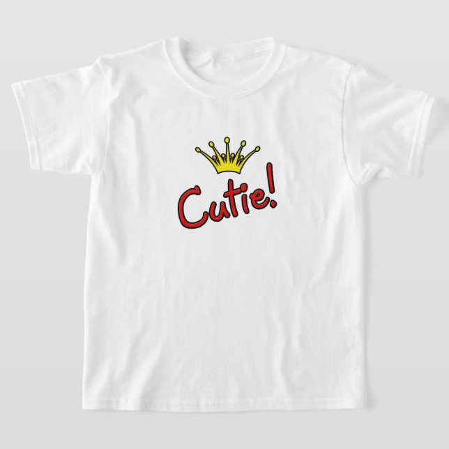 Camiseta ¡Cutie! - Corona de la Princesa (Distribución)