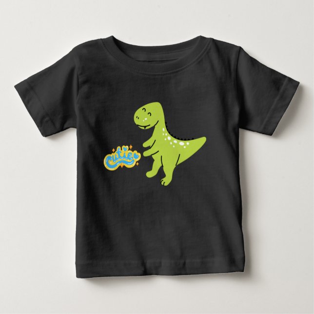 Camiseta Cutie Dinosaur Baby (Anverso)