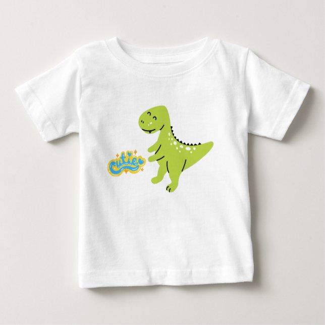 Camiseta Cutie Dinosaur Baby (Anverso)