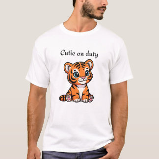 Camiseta Cutie on Duty | Camiseta de Tigre Bebé Li