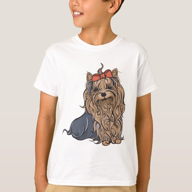 Camiseta Cutie Pa-tootie Yorkie (Anverso)