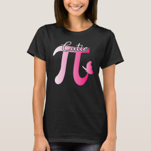 Camiseta Cutie Pi Math Pie Mariposa Adorabl