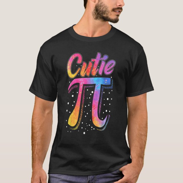 Camiseta Cutie Pi Math Pun Cutie Pie Toddler Kids Shirt For (Anverso)