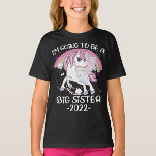 Camiseta Cutie Unicorn voy a ser una gran hermana 2022