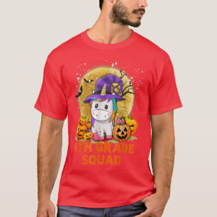 Camiseta Cuto 4º grado Escuadrón Unicornio Ropa de Hallowee
