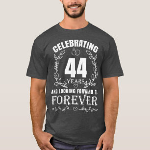 Camiseta Cuto 44° aniversario Boda para parejas casadas