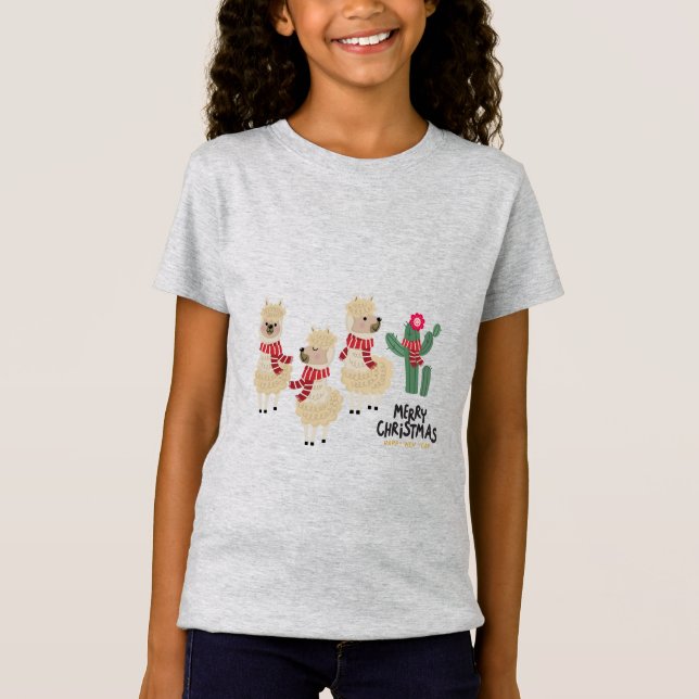 Camiseta Cuto Alpaca Vestido Con Carne Roja (Anverso)