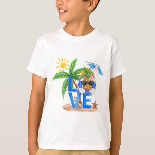 Camiseta Cuto amor acuarela piña