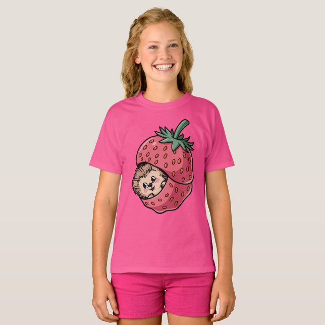 Camiseta Cuto cobertor dentro de una fresa (Anverso completo)