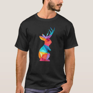 Camiseta Cuto Coloroso Jackalope Divertido Conejo Animal Gr