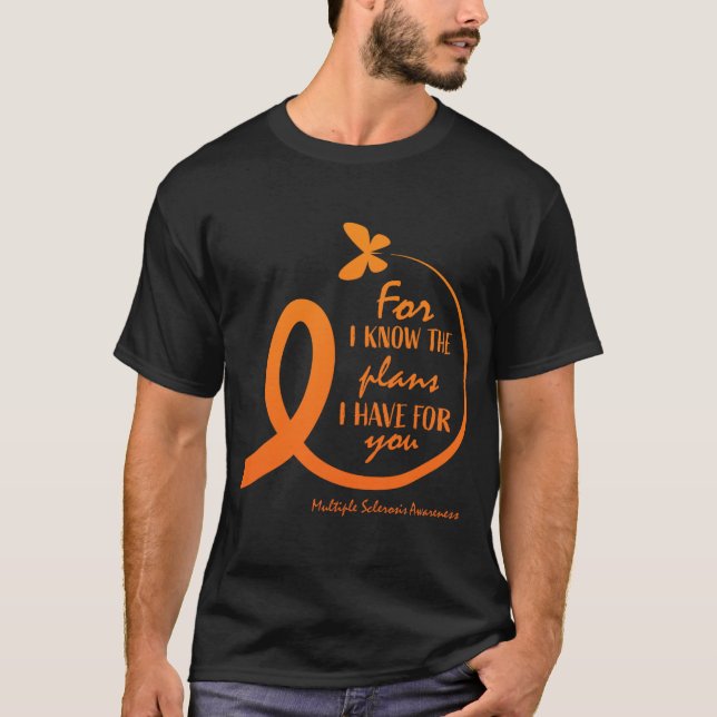 Camiseta Cuto de la esclerosis múltiple regalo de concienci (Anverso)
