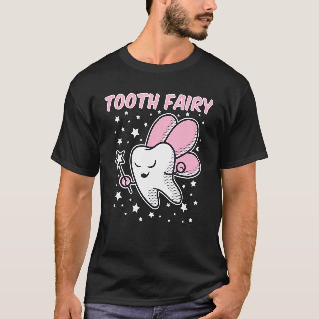 Camiseta Cuto Diente Fairy Halloween Costume Dental Assista (Anverso)