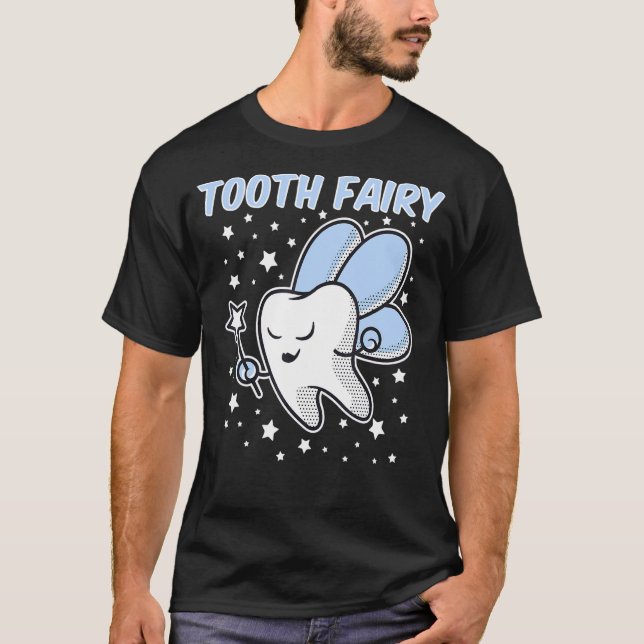 Camiseta Cuto Diente Fairy Halloween Costume Dental Assista (Anverso)