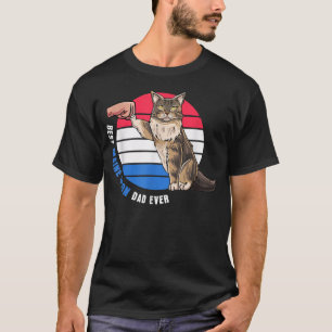 Camiseta Cuto diseño principal de gato de café mejor regalo